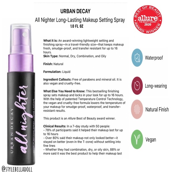 🔥On Sale🆕 UD MAKEUP LOCKDOWN Prime & Set Duo - All Nighter + Primer Potion Set - Picture 6 of 15